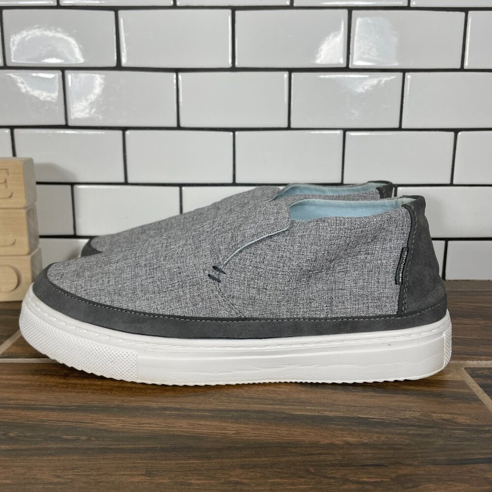 Hey Dude Peyton Shoes Womens Size 9 Chambray Grey Lightweight Comfort Slip On
